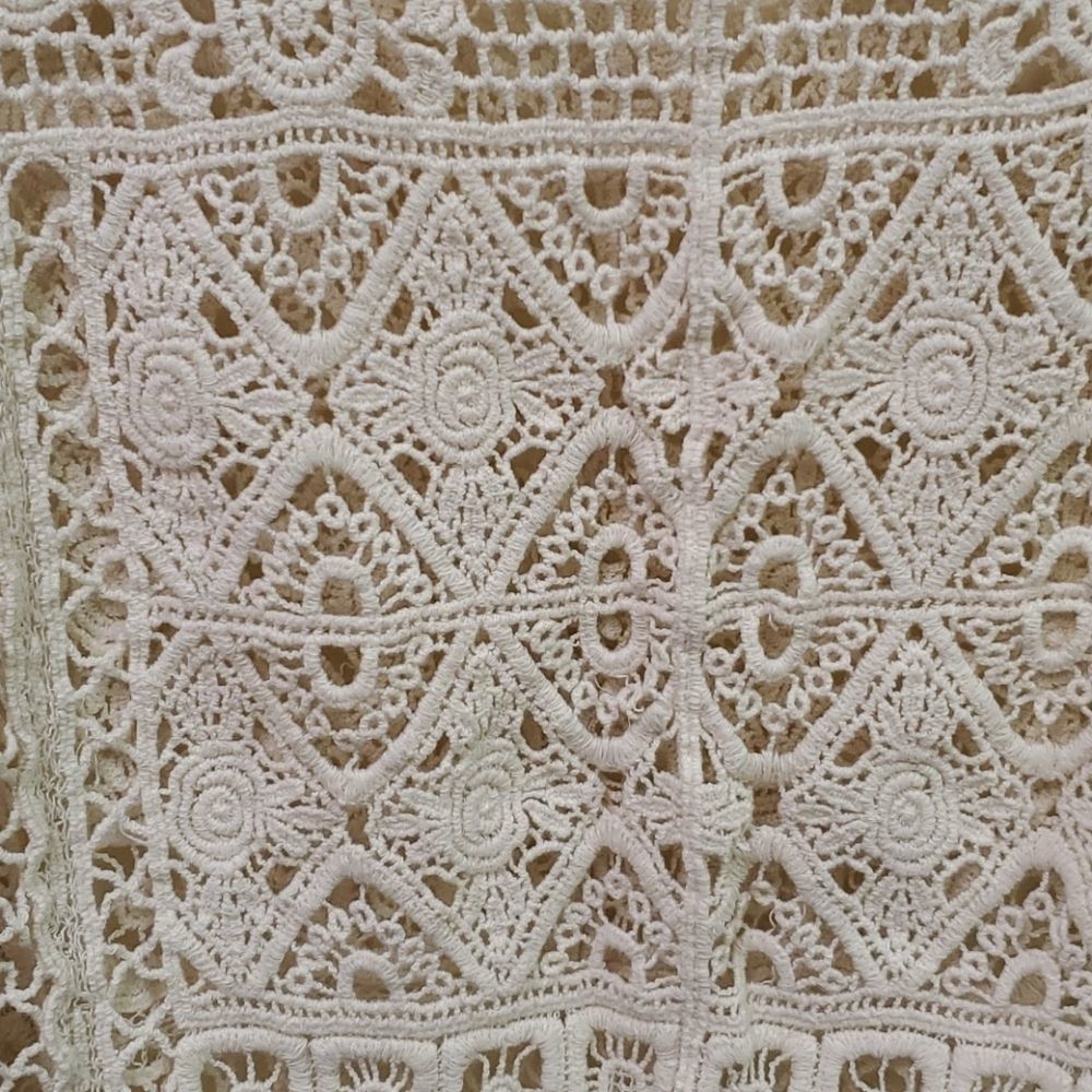 America Rag Cream Fringe Boho Top - Picture 3 of 5